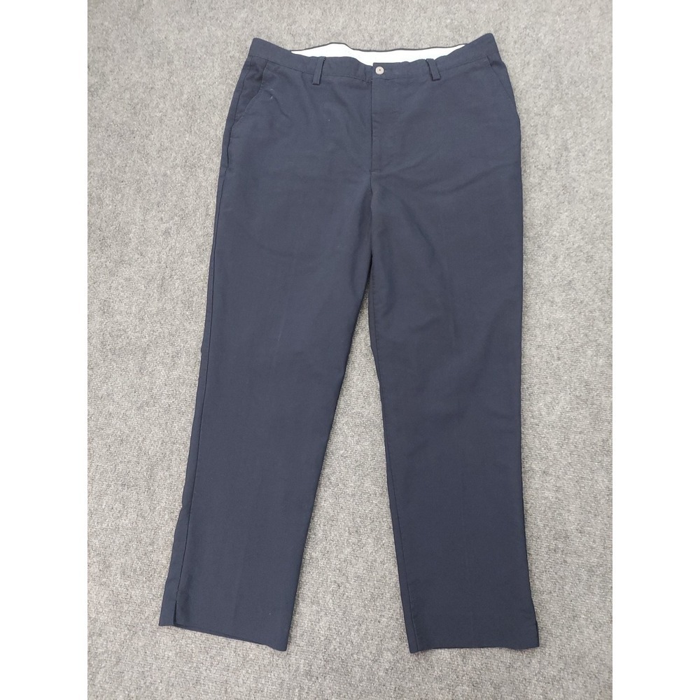 Footjoy Golf Pants Mens 38x32 Blue Stretch Outdoor Preppy Flat Front Performance
